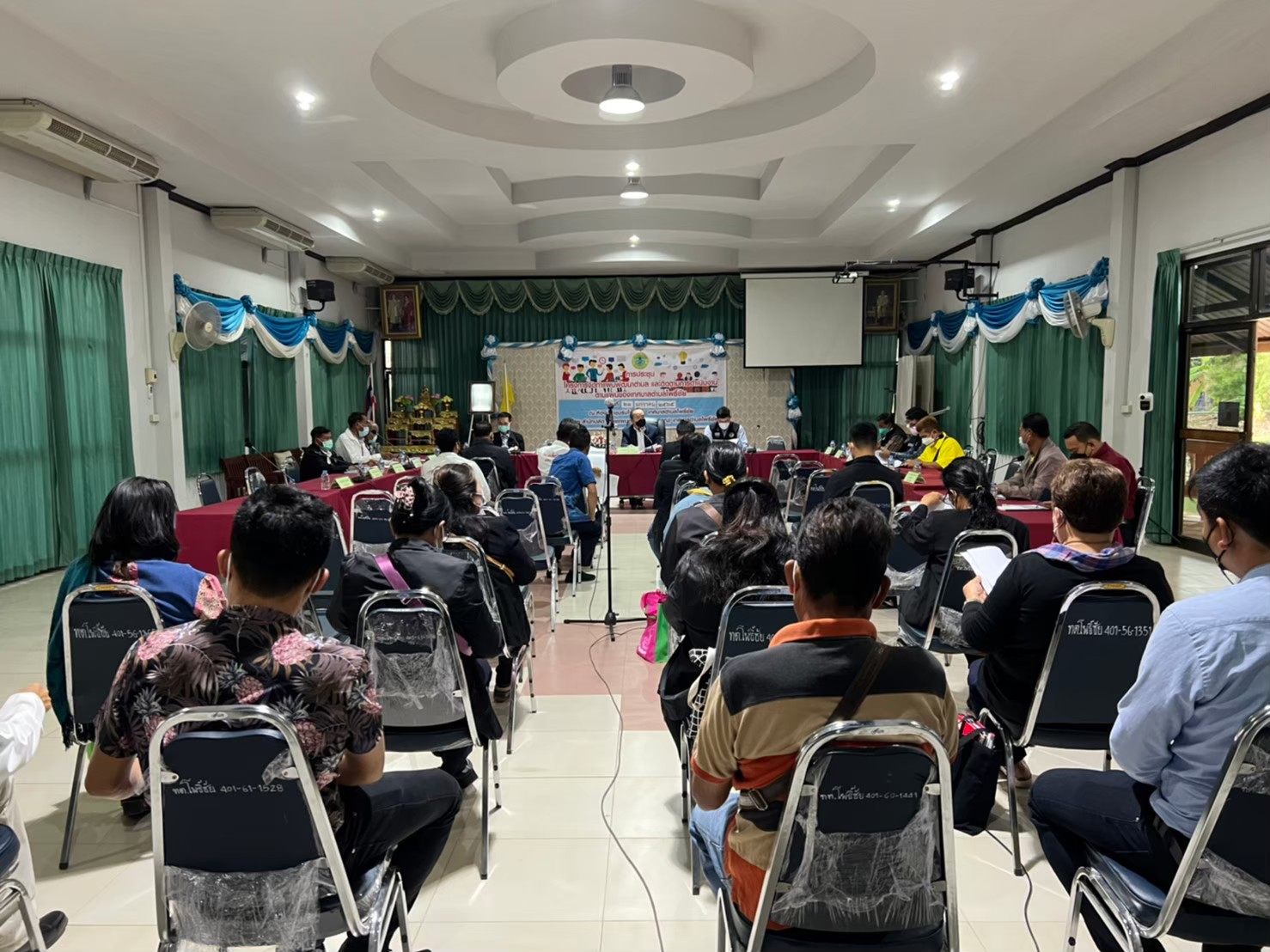 วันที่ 21 มกราคม 2565 การประชุมประชาคมพิจารณาร่างแผนพัฒนาท้องถิ่น (พ.ศ. 2561 - 2565) (เพิ่มเติม/เปลี่ยนแปลง ฉบับที่ 4)